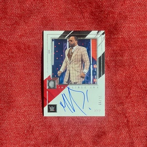 2022 Panini Unauslöschbare WWE Tinte - MVP - Autogrammkarte - #'d 21/99 - Kein In-MVP - Neuwertiger Zustand - Gem!!