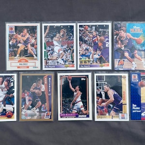 Dan Majerle - lot de 9 cartes - cartes de 2e et 3e années - couverture des années 1990-1993 - cartes en parfait état - Phoenix Suns Legend / vintage PHX Gems !!