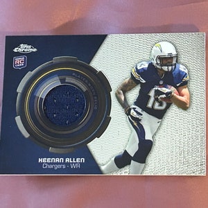 Keenan Allen 2013 Topps Chrome - Relic Rookie Card Card - Sem RR-KA - Chicago Bears Novos cartões receptores em perfeitas condições/NM - Vintage Gems!!