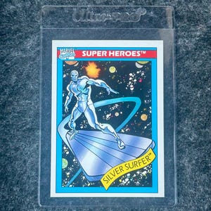 1990 Marvel Impel Series 1 - Silver Surfer - kaart 32 - nieuwstaat - oppervlak, centrering (o/c) en hoeken = perfecte klassieke vintage edelsteen