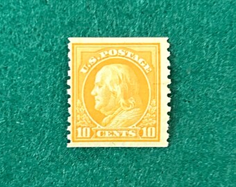 切手43 古い米国切手、1916-17年 不完全な切手 スコット #481-#484、1916-22年