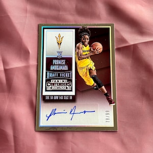 Panini Contenders Draft Picks 2015 Basket - Promise Amukamara - Carta autografata da principiante - N. 196 - #’d 78/99 - Perfetta - ASU Sun Devils/WNBA