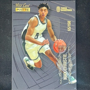 2022 Wild Card Matte - Max Christie - Touch Basketball Karte No MB 55 - SN #’d 65/150 - Los Angeles Lakers - Mint SP Gem!