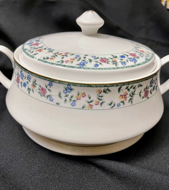 China Pearl Fine China Vintage Covered Vegetable Bowl Etsy