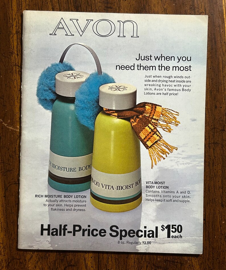 Avon Products Catalog/magazine 1969 US Edition Great Etsy