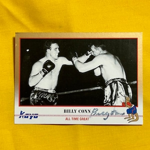 Billy Conn - Genuine Hand Signed 1991 Kayo Boxing Card (# 175)  Authentic Autographed w/ JSA COA - Boxing Legend - Absolute Vintage Gem!!