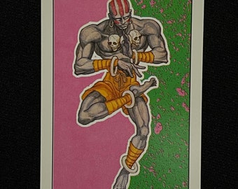 1993 Topps / Capcom ストリートファイター II - ダルシム カード