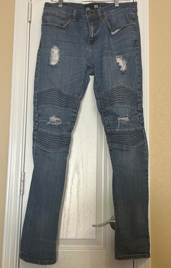 Jeans RSQ London Skinny para mujer 32x32 Desgastados Afilados y en excelente forma Una joya Etsy Mexico