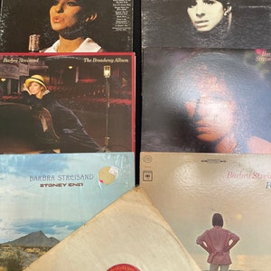 Barbara Streisand - 7 Vintage Original Vinyl Records 1970’s-1980’s - Columbia Recordings - Excellent Condition - See Photos! - Great Deal!