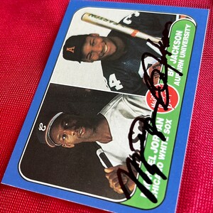 michael jordan and bo jackson baseball card