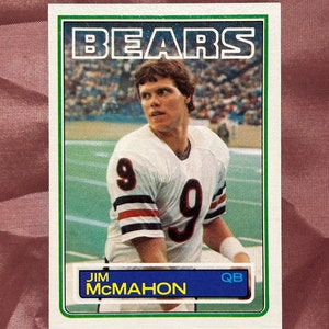 1983 Topps Football - Jim McMahon - Rookie Card - No 33 - Nieuwstaat - Chicago Bears - Vintage Gem!