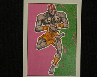 1993 Topps / Capcom ストリートファイター II - ダルシム カード