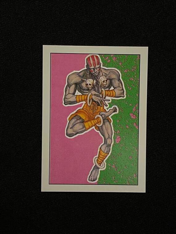 1993 Topps / Capcom ストリートファイター II - ダルシム カード