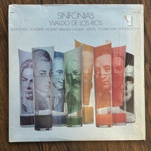 Sinfonías - “Waldo De Los Rios” - Disco de vinilo original de 1970 - Primera edición - United Artists Records - # 6802 - Excelente forma - Vintage Gem