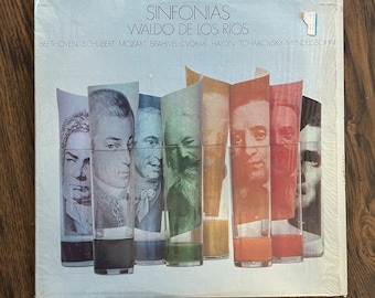 Sinfonias - “Waldo De Los Rios” - Original Vinyl 1970 Record - First Press - United Artists Records - # 6802 - Excellent Shape - Vintage Gem