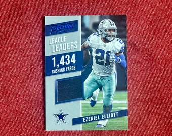 Ezekiel Elliot - 2019 Panini Prestige Fußball - Tabellenführer / Xtra Punkte - Keine LL-EE - Relic/Jersey Karte - Mint - Dallas Cowboys Gem!!
