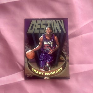 1997-98 Topps Destiny - Tracy McGrady - Basketball Karte - Nr. D8 - Mint / Scharfer Zustand NBA - Hall of Fame Legende - Vintage Anlagejuwel