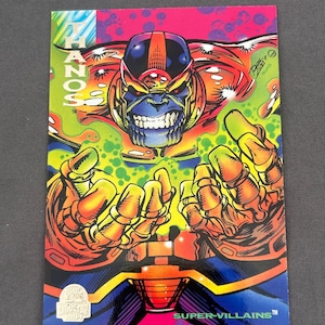 1994 マーベル スーパー ヴィラン - サノス - カード #157 - 新品同様 - 完璧なクラシック ビンテージの逸品!!