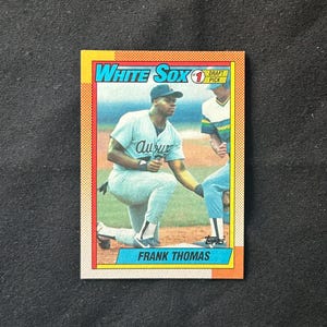Frank Thomas - 1990 Topps Baseball #1 Draft Pick Rookie Card - # 414 - - Mint / Sharp - Rare Vintage Gem!! Chicago White Sox / Oakland A’s