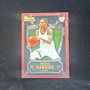 2022 Wild Card Matte Basketball - Jordan Hawkins - Carta Weekend Warrior bordo rosso n. 47 - SN #'d 112/125 New Orleans Pelicans - Mint SP Gem