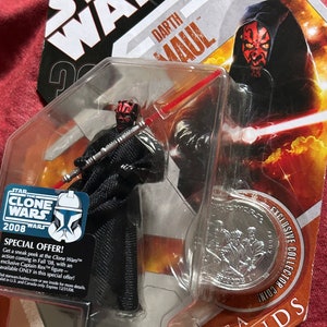 Star Wars / Saga Legends -  Darth Maul - Sith Lord - 2007 - Hasbro - NIB! - Rare Gem!