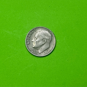 1970 Roosevelt D Dime - DDO/DDR - Double Die Obverse / Reverse - See Photos - Vintage Gem!