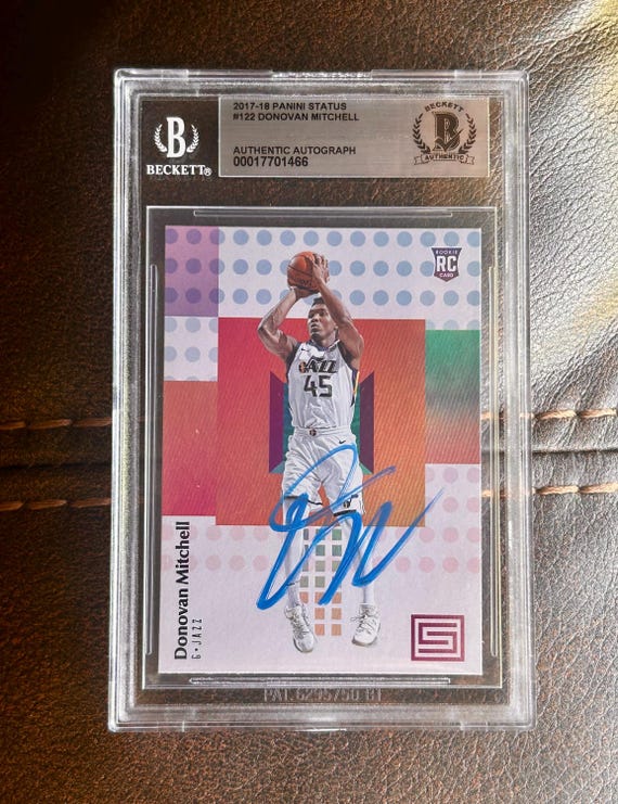 Rookie Cards Donovan Mitchell Autograph Donovan Mitchell 2017-18