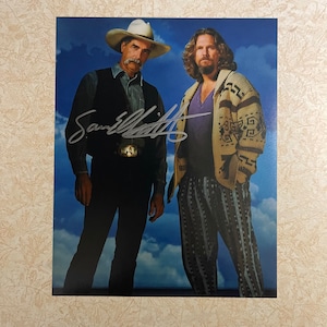 Sam Elliot as “The Cowboy”Genuine Hand Signed 8x10 Autographed Photo from the movie “The Big Lebowski” 1991 - A Vintage Gem!
