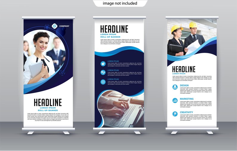 Download Banner Mockup Roll Up Display Mockup Display Mockup Board ...
