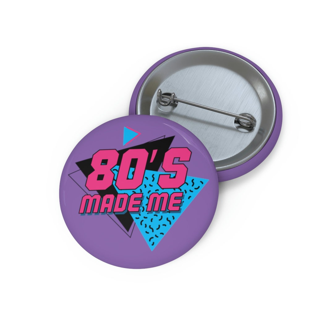 80's Retro Pinback Button - Etsy