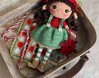 Amigurumi Christmas Elf Doll Crochet Pattern (PDF Pattern)