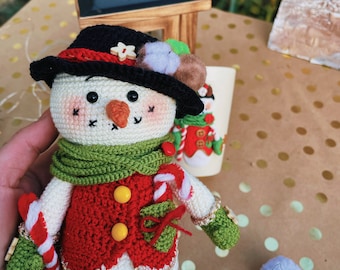 Crochet Snowman Amigurumi Pattern (PDF)