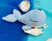 Crochet Whale Toy Pattern, Amigurumi Whale PDF (Digital Download)