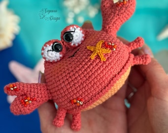 Crochet Amigurumi Crab Pattern, Under the Sea Toy (PDF Pattern