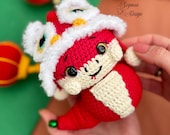 Crochet Snake PDF Pattern: Lunar New Year Amigurumi Toy