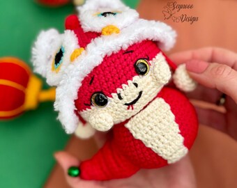Crochet Snake PDF Pattern: Lunar New Year Amigurumi Toy
