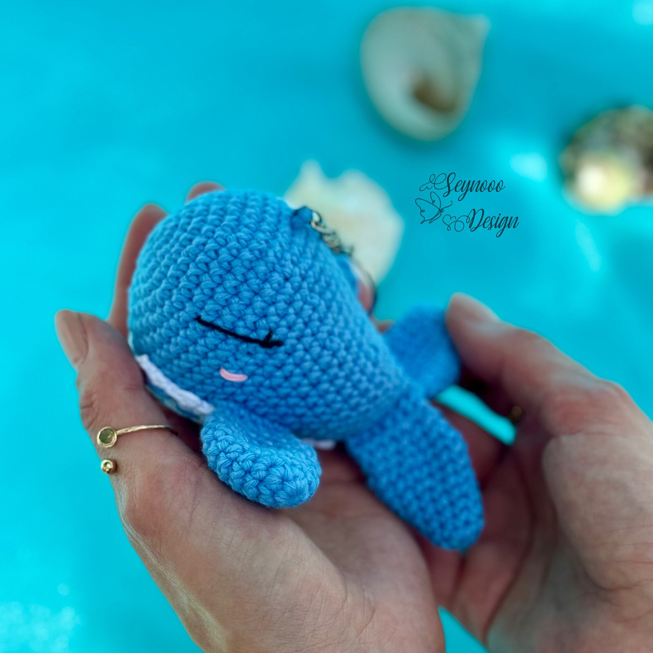 【専用】クジラあみぐるみキーホルダー かぎ針編みのアミグルミ クジラ キーホルダーのパターン (PDF) - Etsy 日本