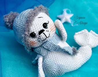 Crochet Seal Toy Pattern: Amigurumi Sea Creature (PDF Pattern)