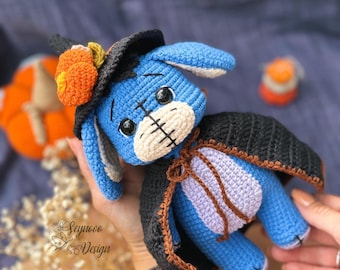 Crochet Wizard Donkey Amigurumi: Halloween Plush PDF Pattern