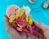 Crochet Jellyfish Keychain Pattern: Amigurumi Under the Sea (PDF Pattern)