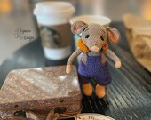 Amigurumi Cute Mouse Pattern, Cute Mouse Pdf Pattern in English, Crochet Little Mouse Pattern