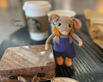 Amigurumi Cute Mouse Pattern, Cute Mouse Pdf Pattern in English, Crochet Little Mouse Pattern