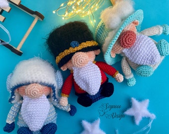 Crochet Winter Gnome Pattern: 3-in-1 PDF