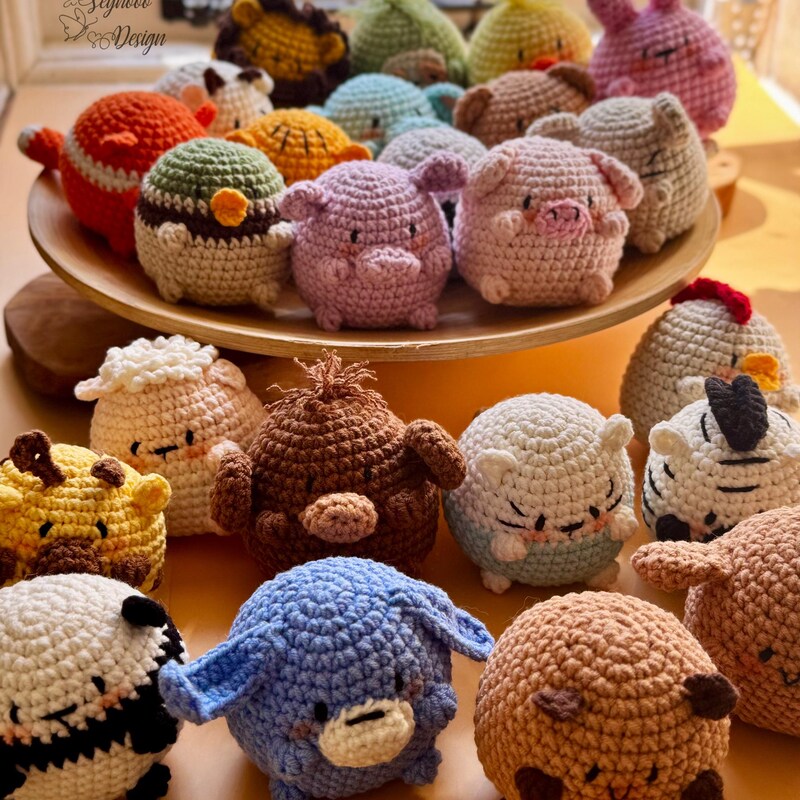 Crochet Wobble Toys Etsy