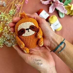 Amigurumi sloth pattern
