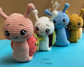 Amigurumi Crochet Fruity Snail Toy Pattern (PDF Pattern)
