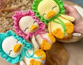 Little Ducklings Amigurumi Pattern – Crochet Baby Duck PDF Pattern