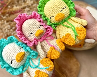 Little Ducklings Amigurumi Pattern – Crochet Baby Duck PDF Pattern