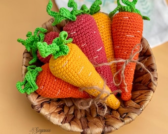 Crochet Amigurumi Carrot PDF Pattern: Easter Decor