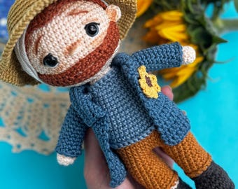 かぎ針編みのゴッホ人形のパターン: あみぐるみアーティスト (PDF